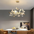 Gingko Wreath Chandelier