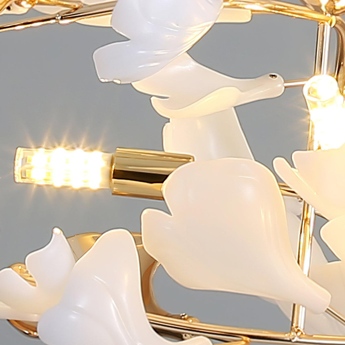 Gingko Wreath Chandelier