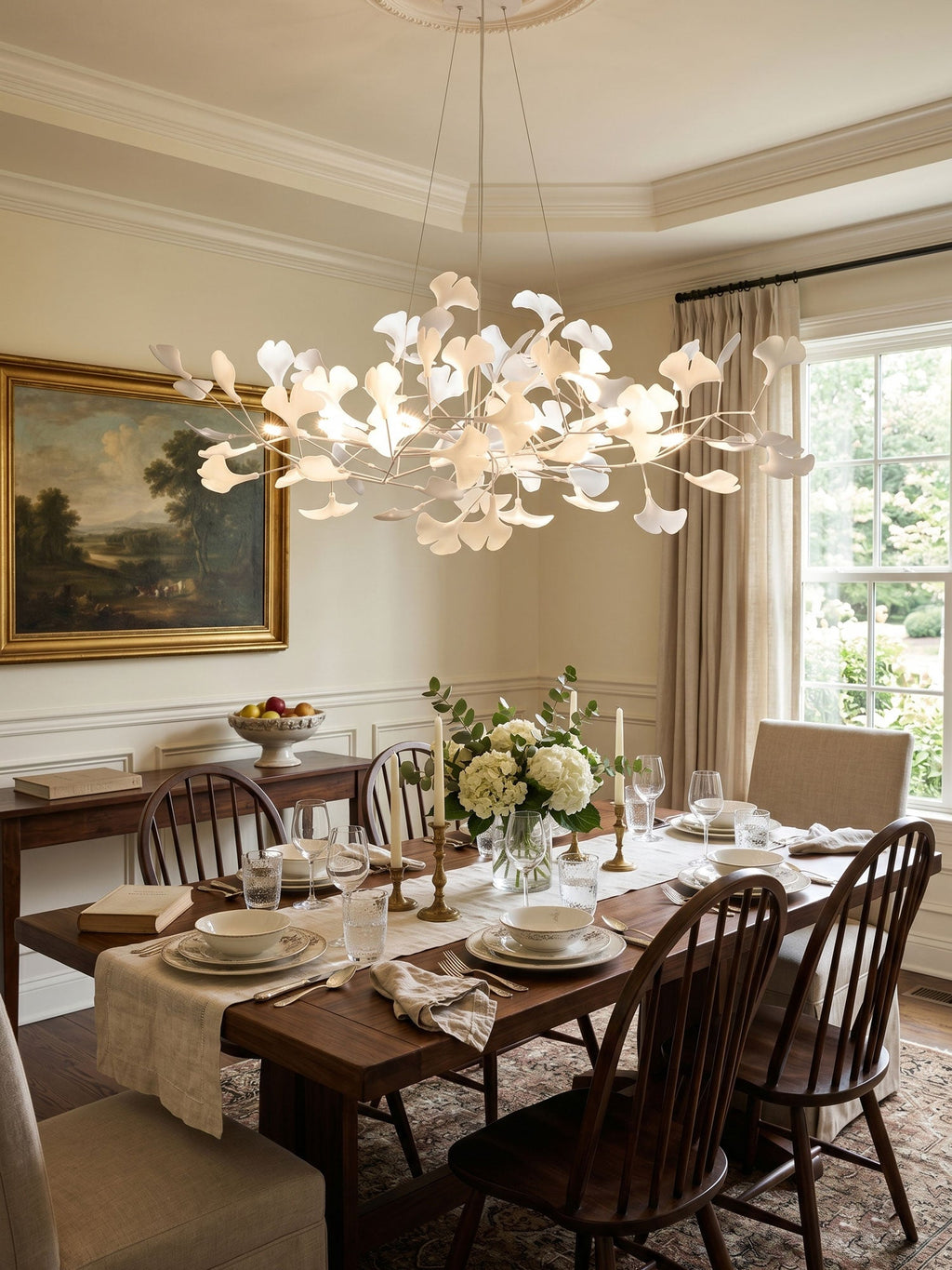 Gingko Wreath Chandelier