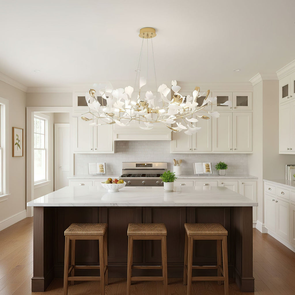 Gingko Wreath Chandelier