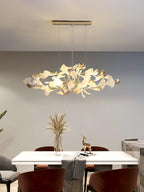 Gingko Bough Round Chandelier