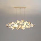 Gingko Bough Round Chandelier