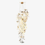 Gingko Cascade Leave Chandelier
