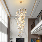 Gingko Cascade Leave Chandelier