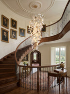 Gingko Cascade Leave Chandelier