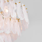 Round Cloud Glass Chandelier