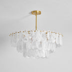 Round Cloud Glass Chandelier