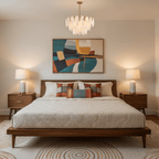 Round Cloud Glass Chandelier