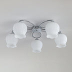 Floral Glass Ceiling Lamp