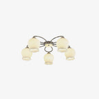 Floral Glass Ceiling Lamp