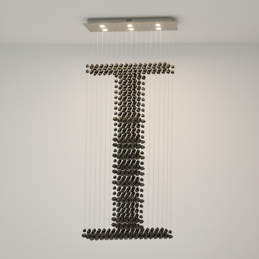 Charcoal Chandeliers I