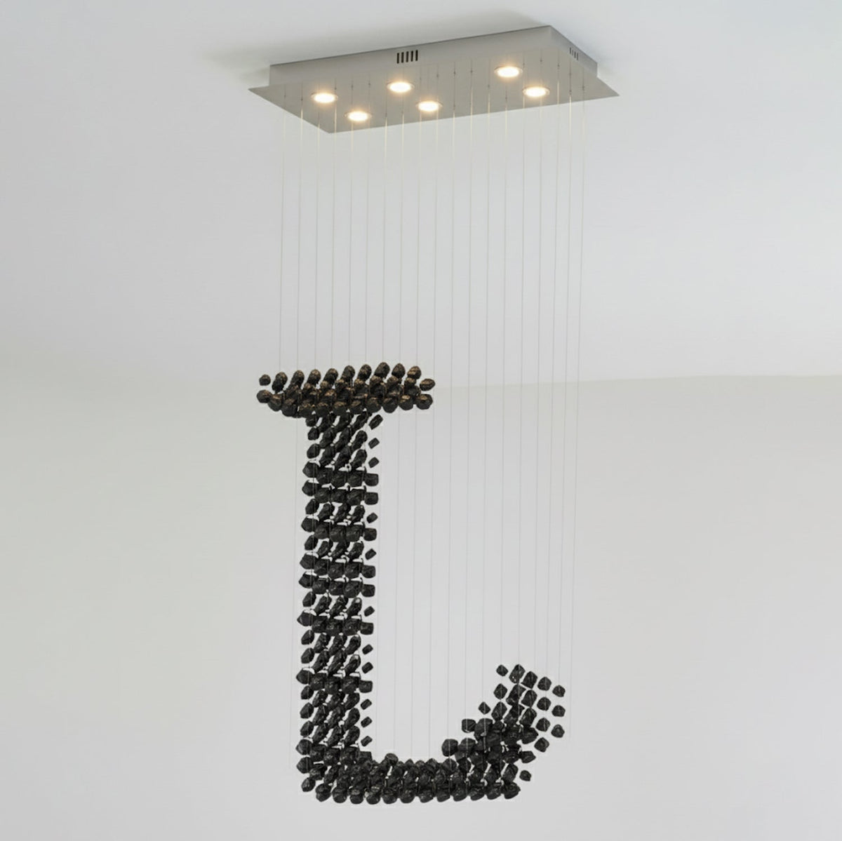 Charcoal Chandeliers L
