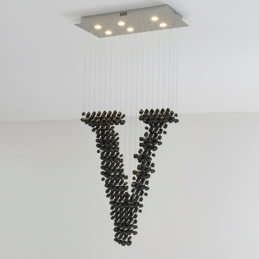 Charcoal Chandeliers V