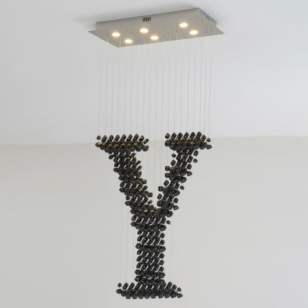 Charcoal Chandeliers Y