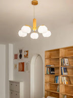 Cotton Balls Chandelier