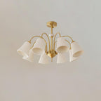 Medieval Ceramic Trumpet Chandelier