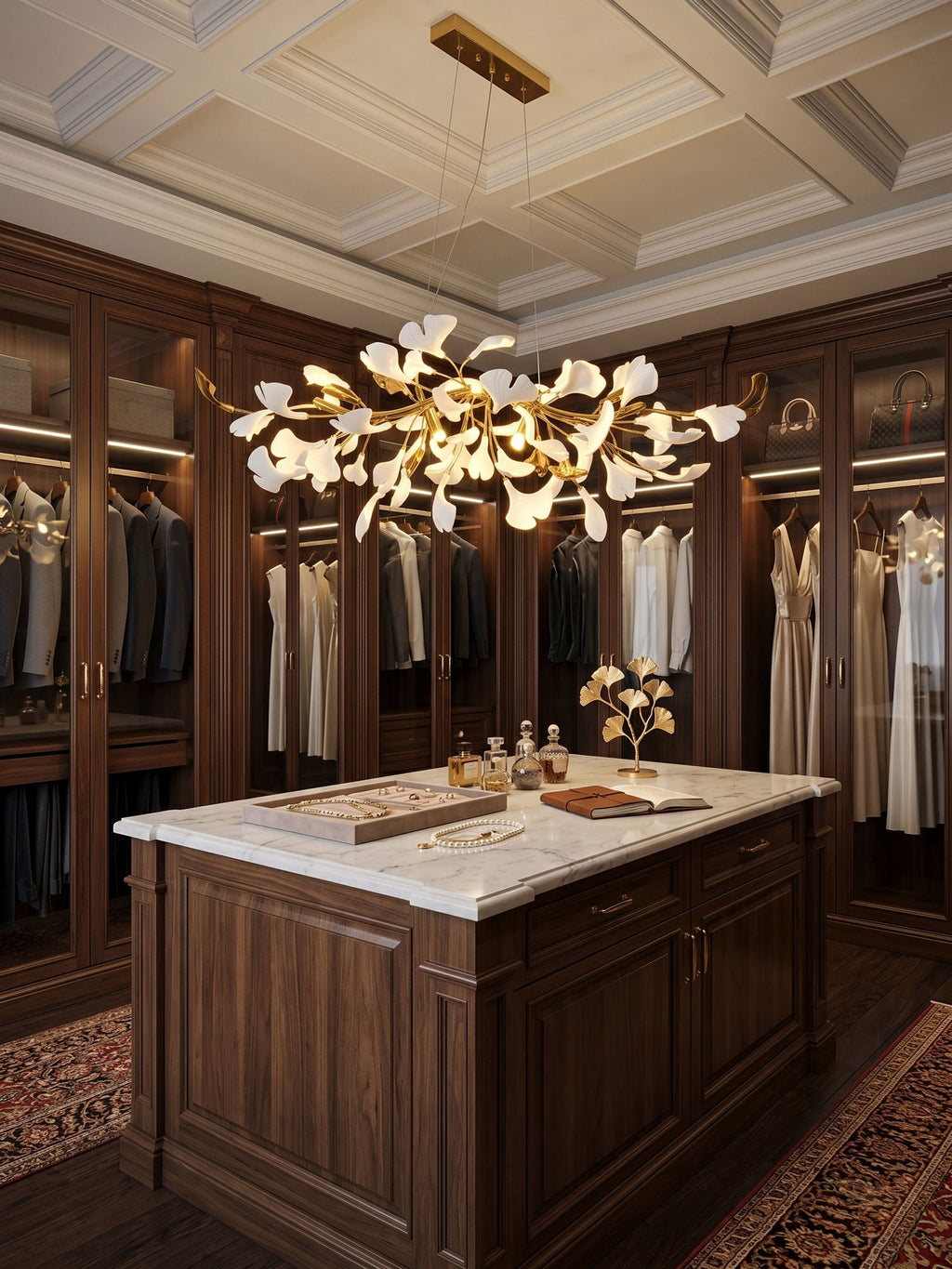 Gingko Cascade Chandelier