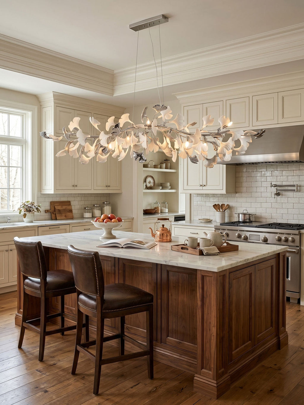 Gingko Cascade Chandelier