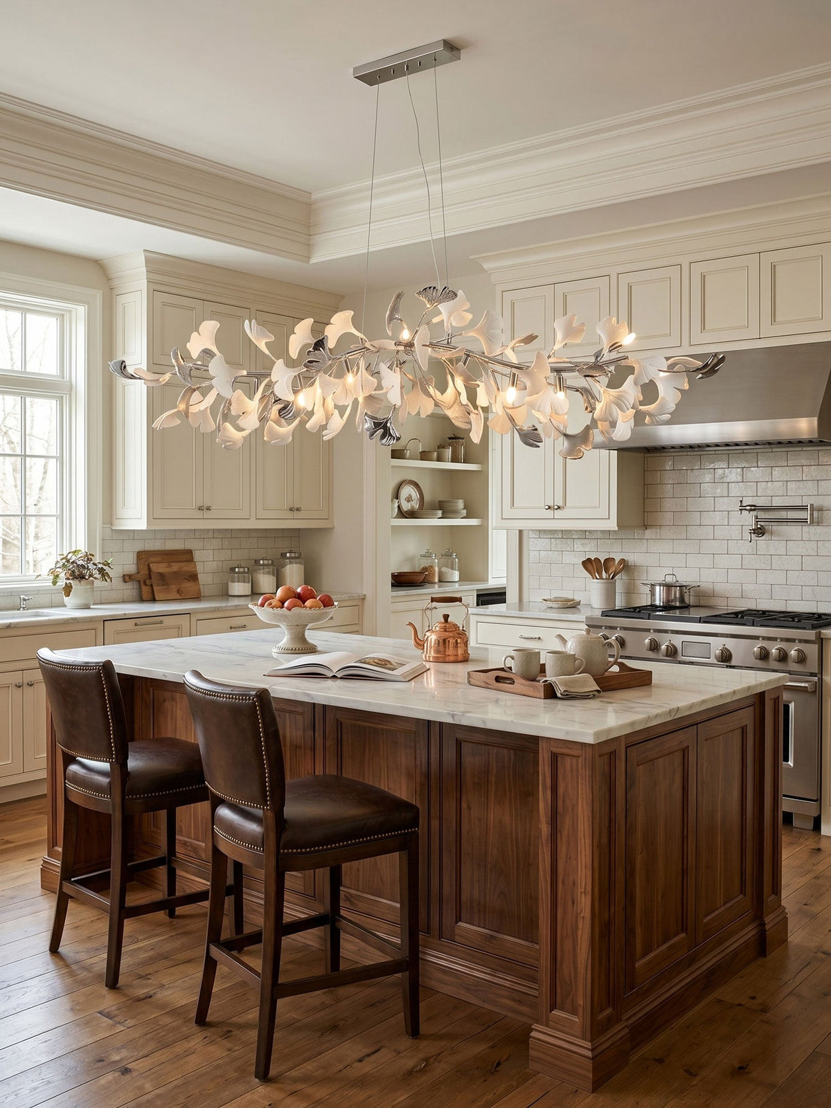 Gingko Cascade Chandelier