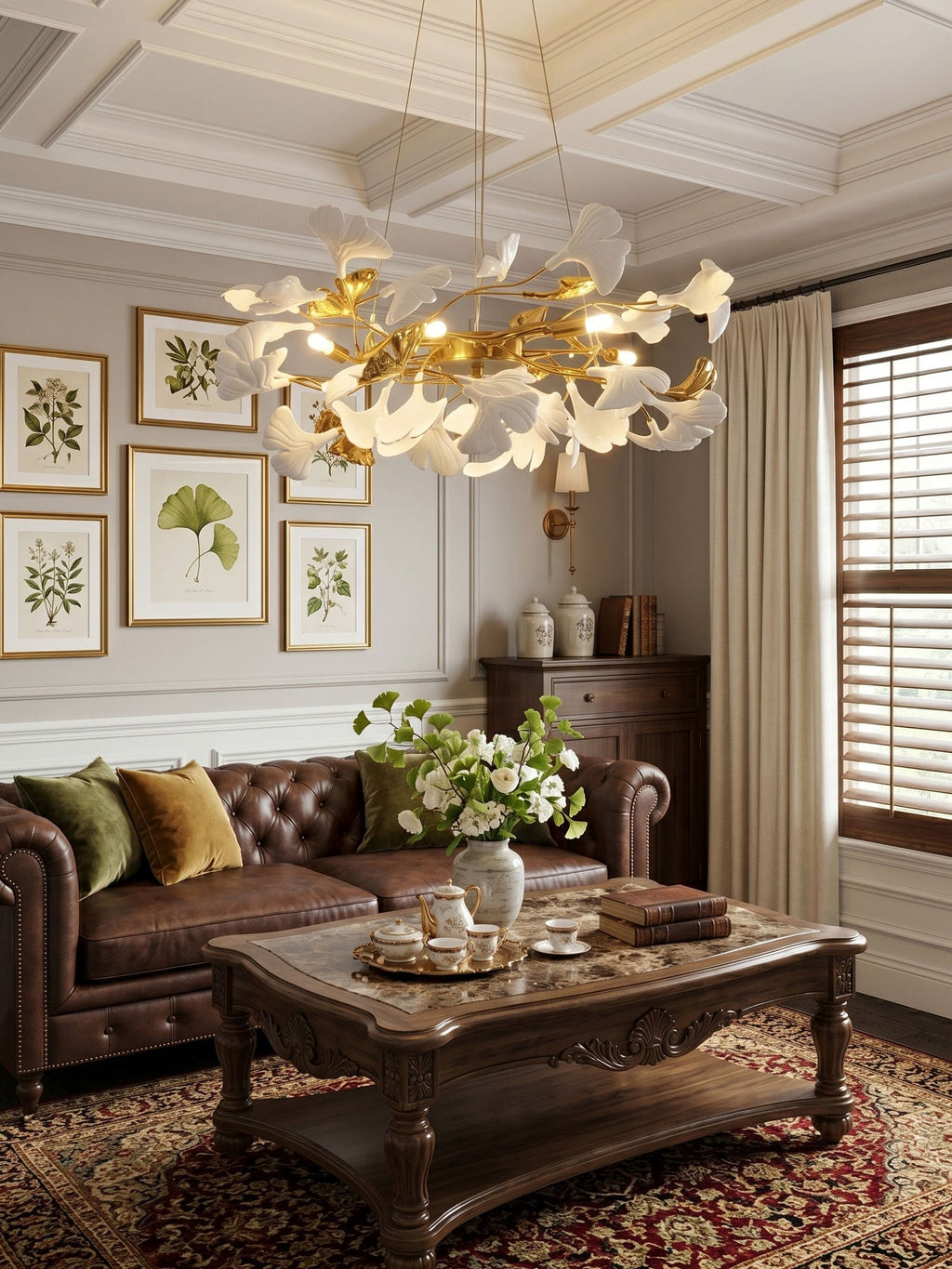 Gingko Ring Chandelier