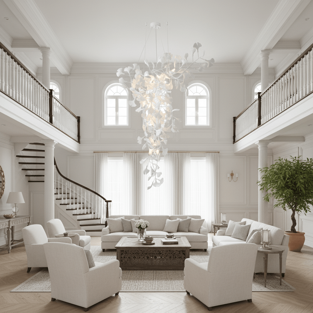 Ginkgo Vine Chandelier
