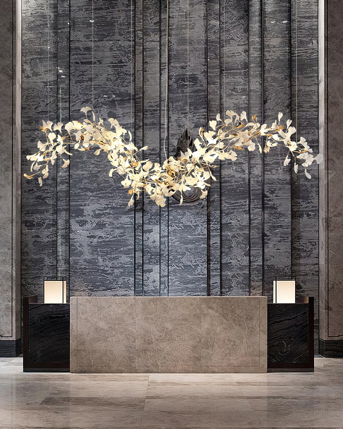 Ginkgo Vine Chandelier