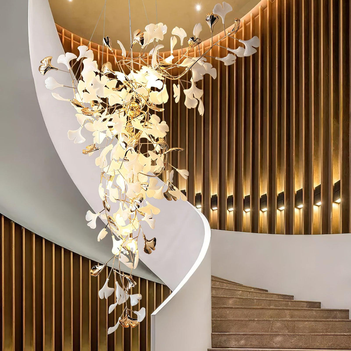 Ginkgo Vine Chandelier