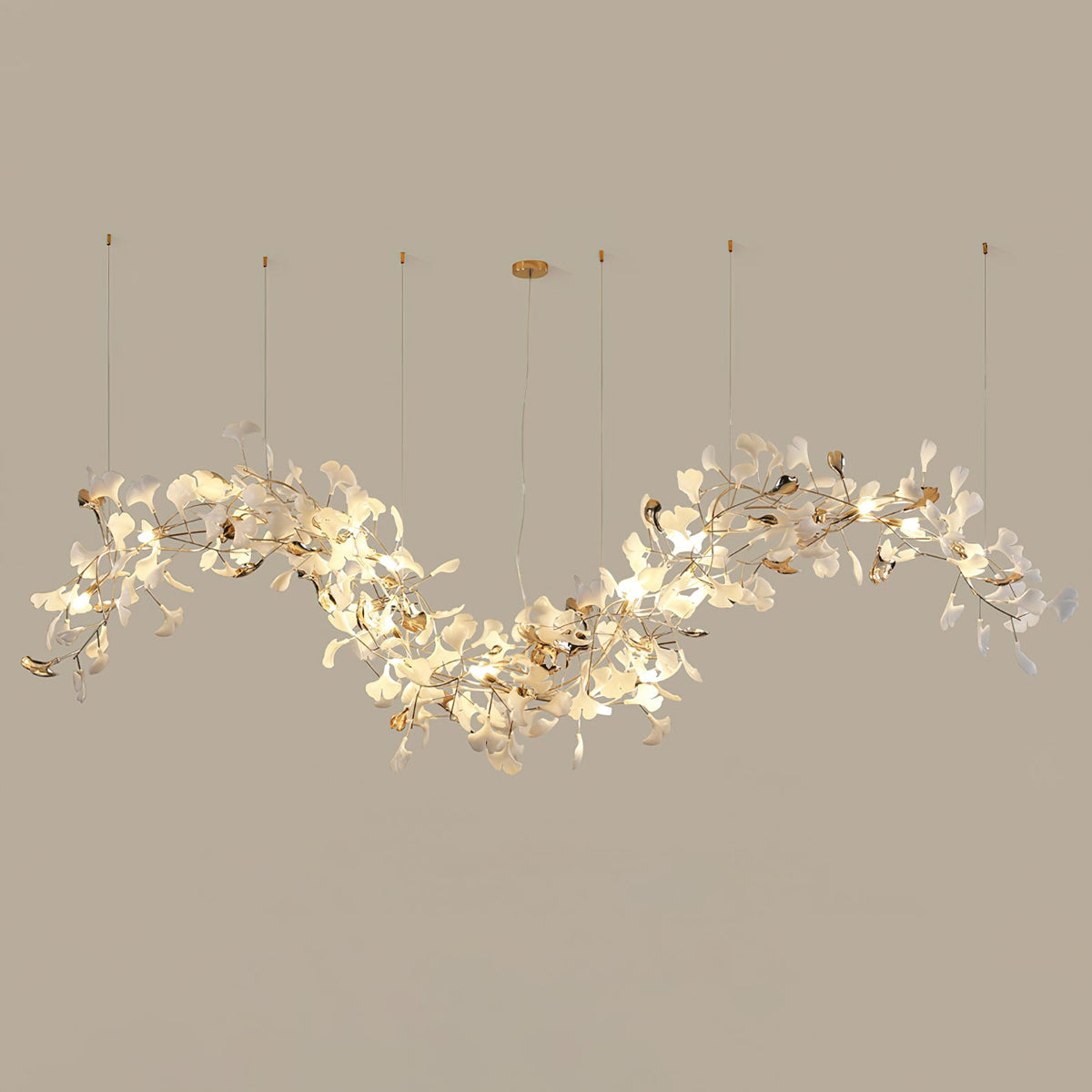 Ginkgo Vine Chandelier