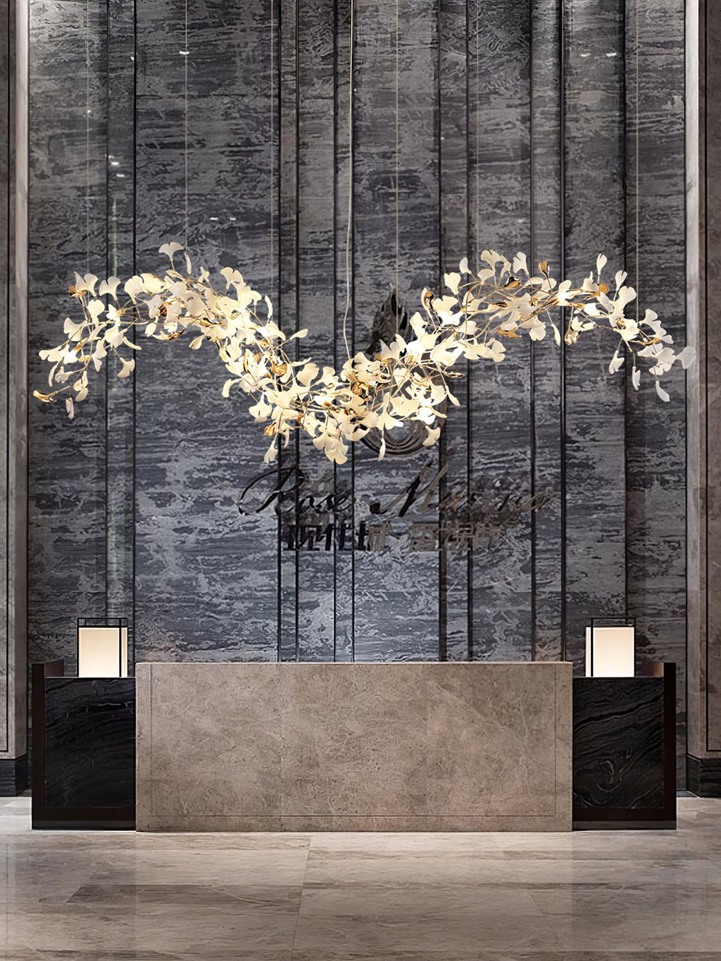 Ginkgo Vine Chandelier