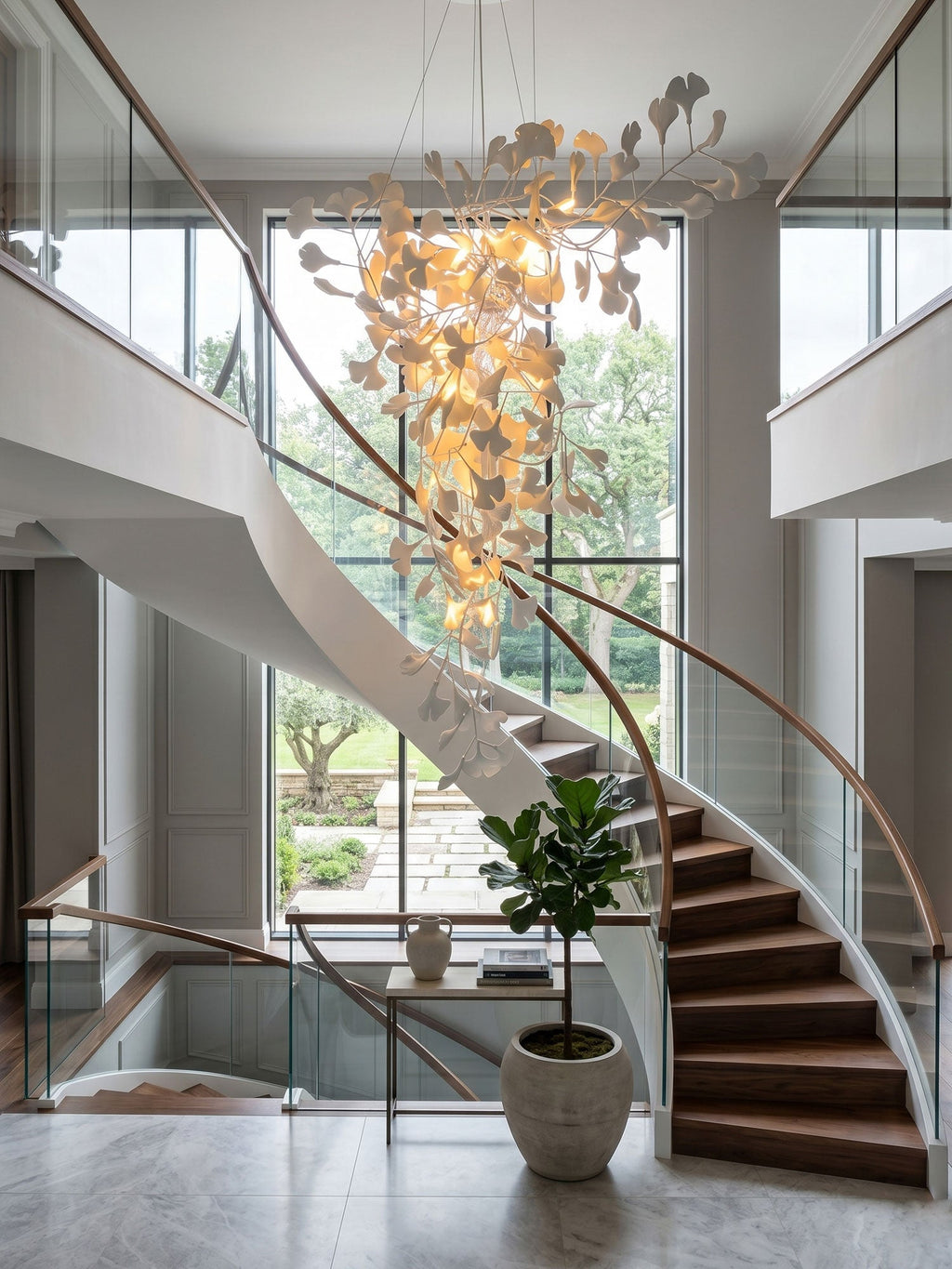 Ginkgo Vine Chandelier