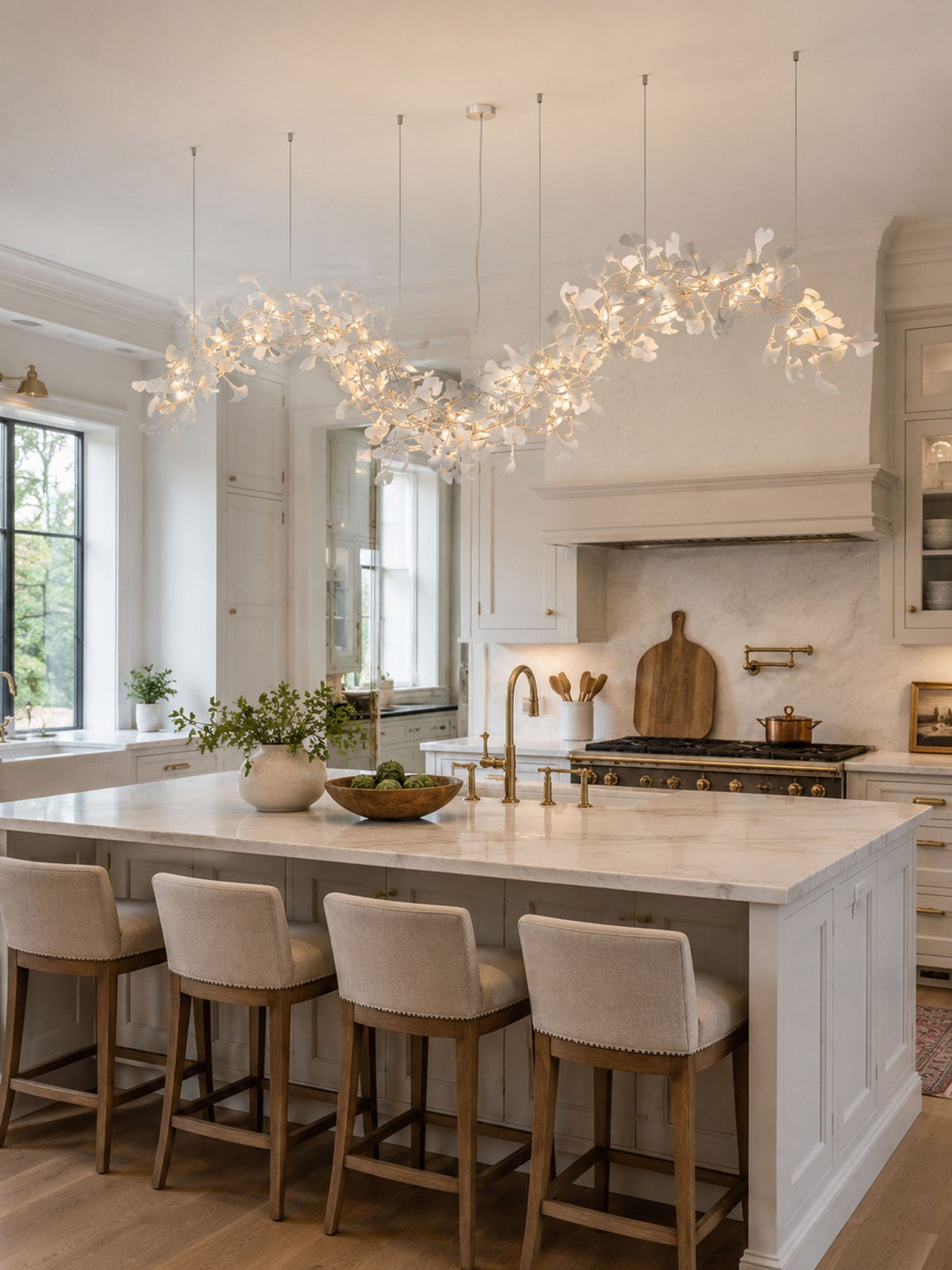Ginkgo Vine Chandelier