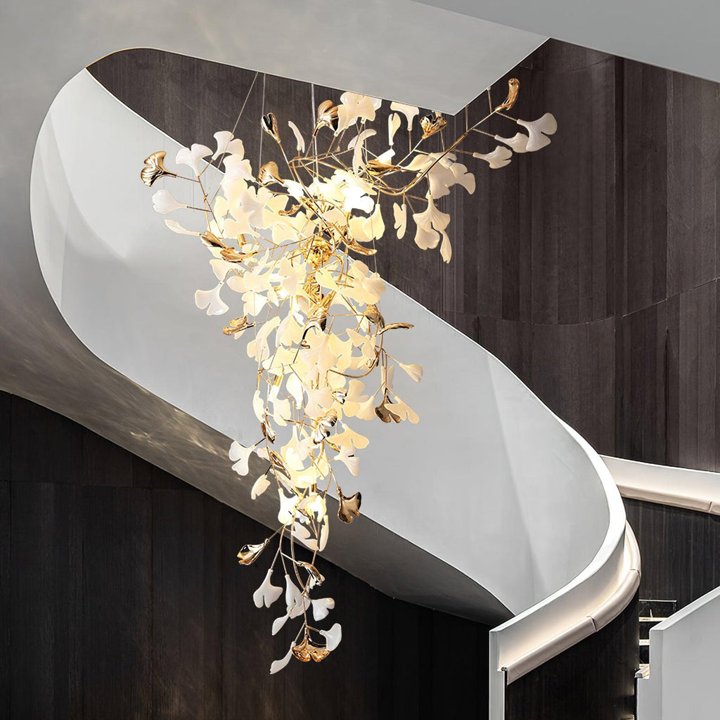 Ginkgo Vine Chandelier