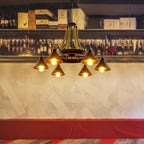 Hemp Rope Industrial Horn Chandelier
