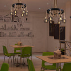 Hemp Rope Industrial Starfall Chandelier