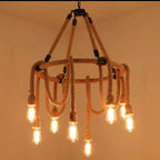 Hemp Rope Industrial Chandelier