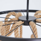 Hemp Rope Industrial Chandelier