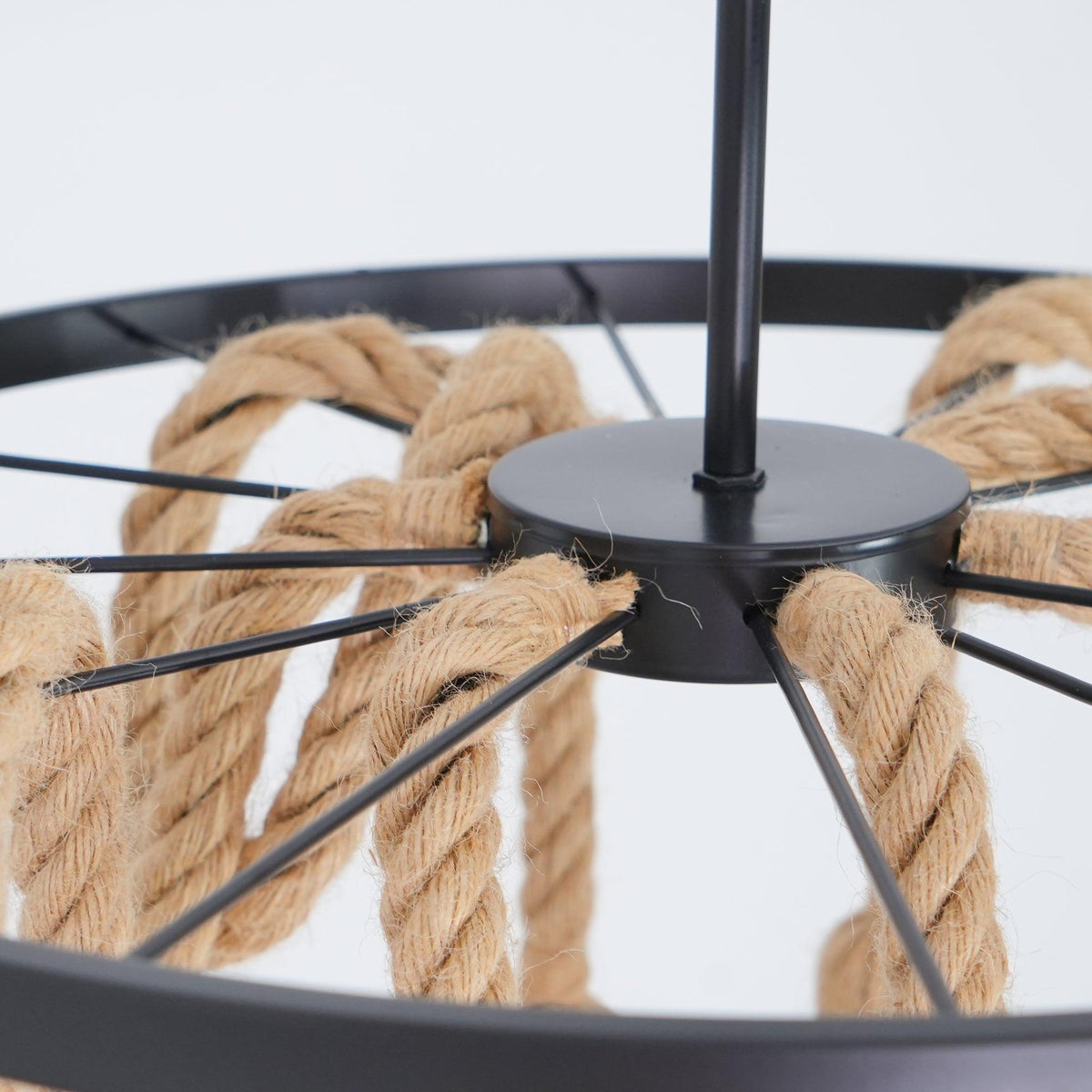 Hemp Rope Industrial Chandelier