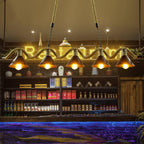 Hemp Rope Industrial Wave Chandelier
