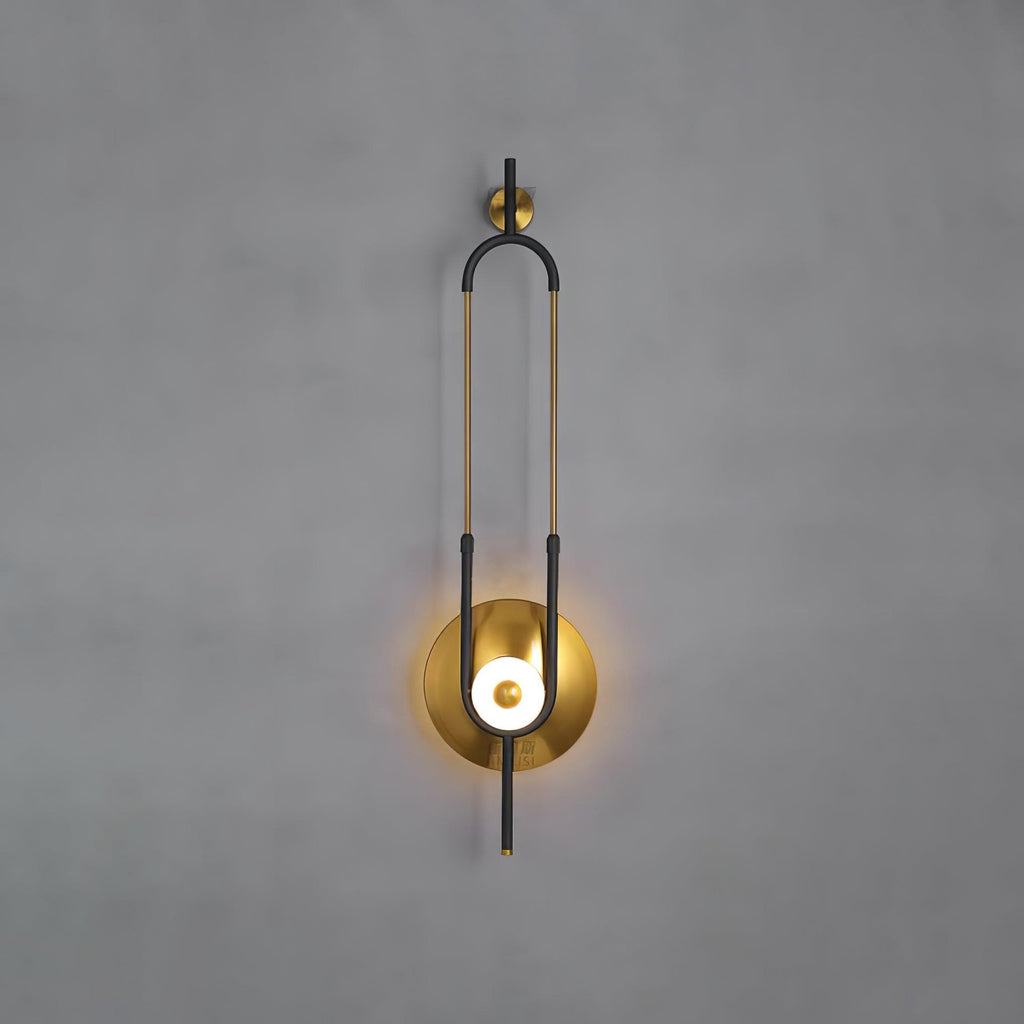 Ellipse Ring Marble Wall Light