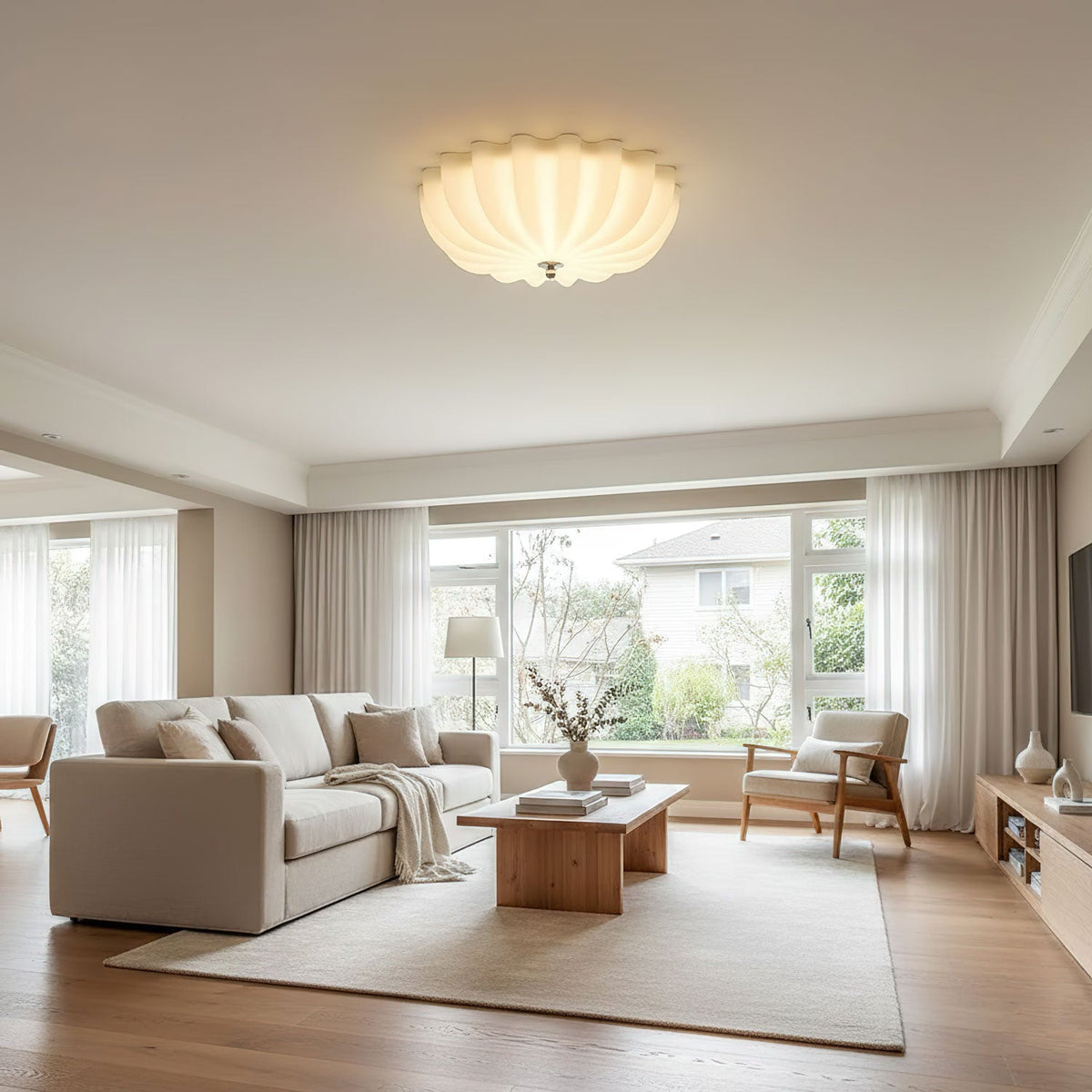 Dewdrop Shell Ceiling Light