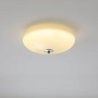Ivory Ripple Ceiling Light