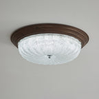 Celestia Walnut Ceiling Light