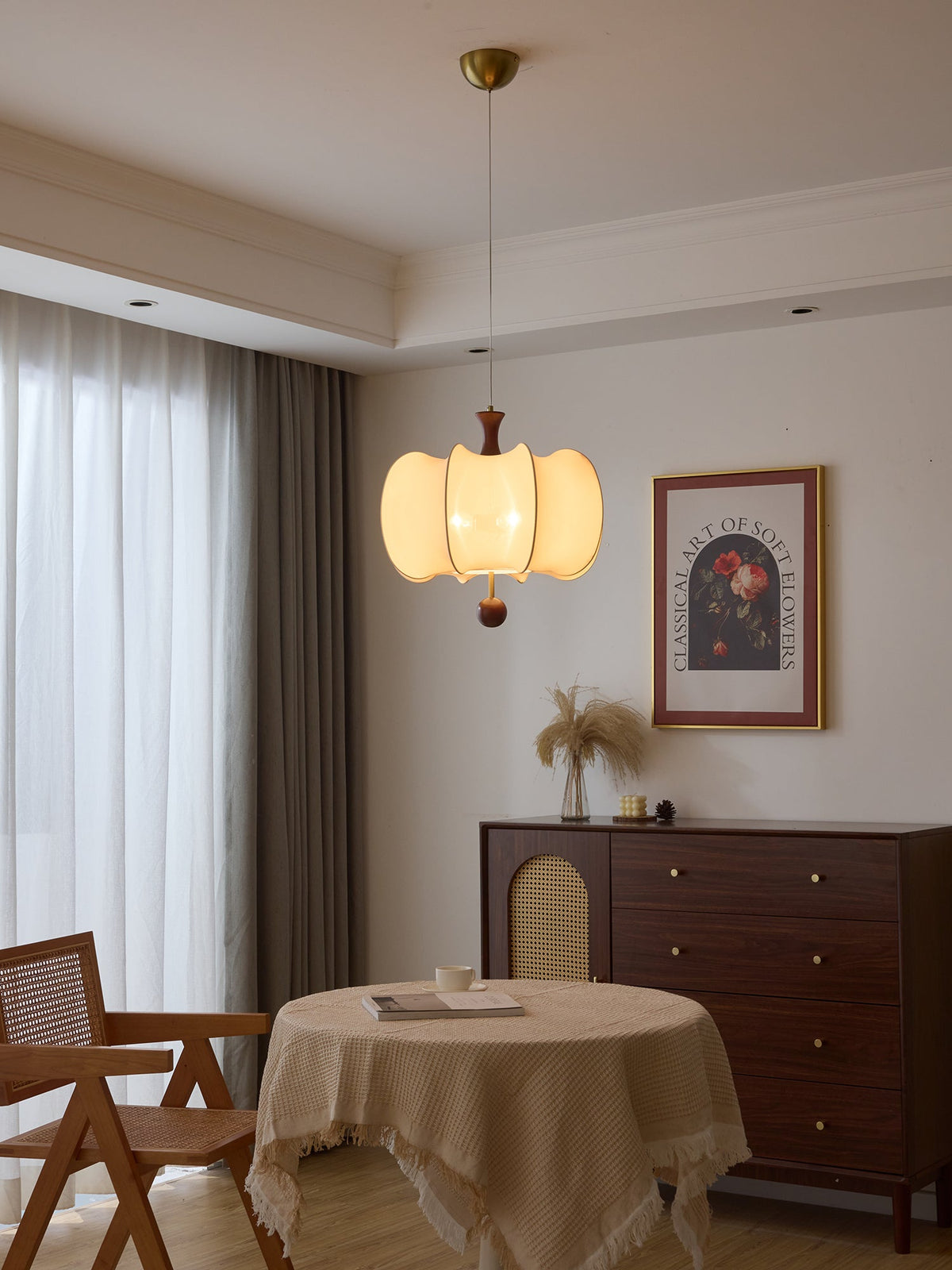 Silk Gourd Pendant Light