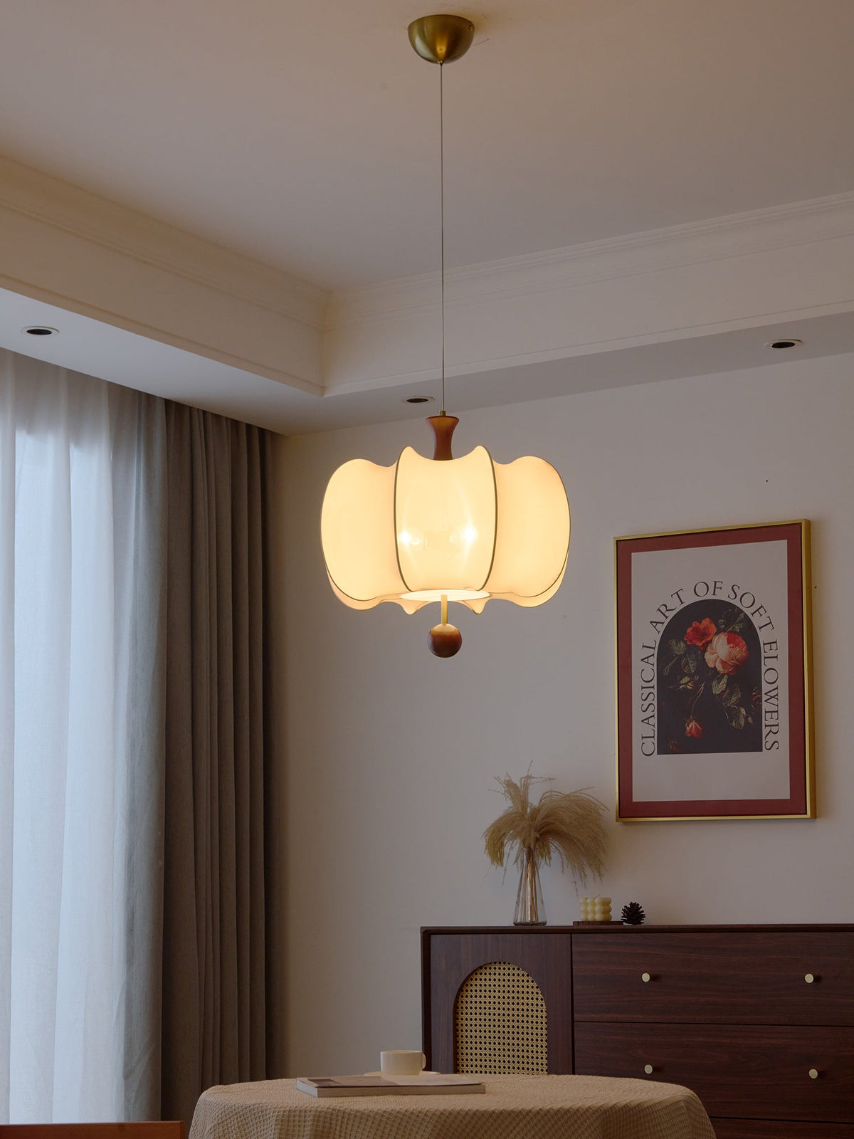 Silk Gourd Pendant Light