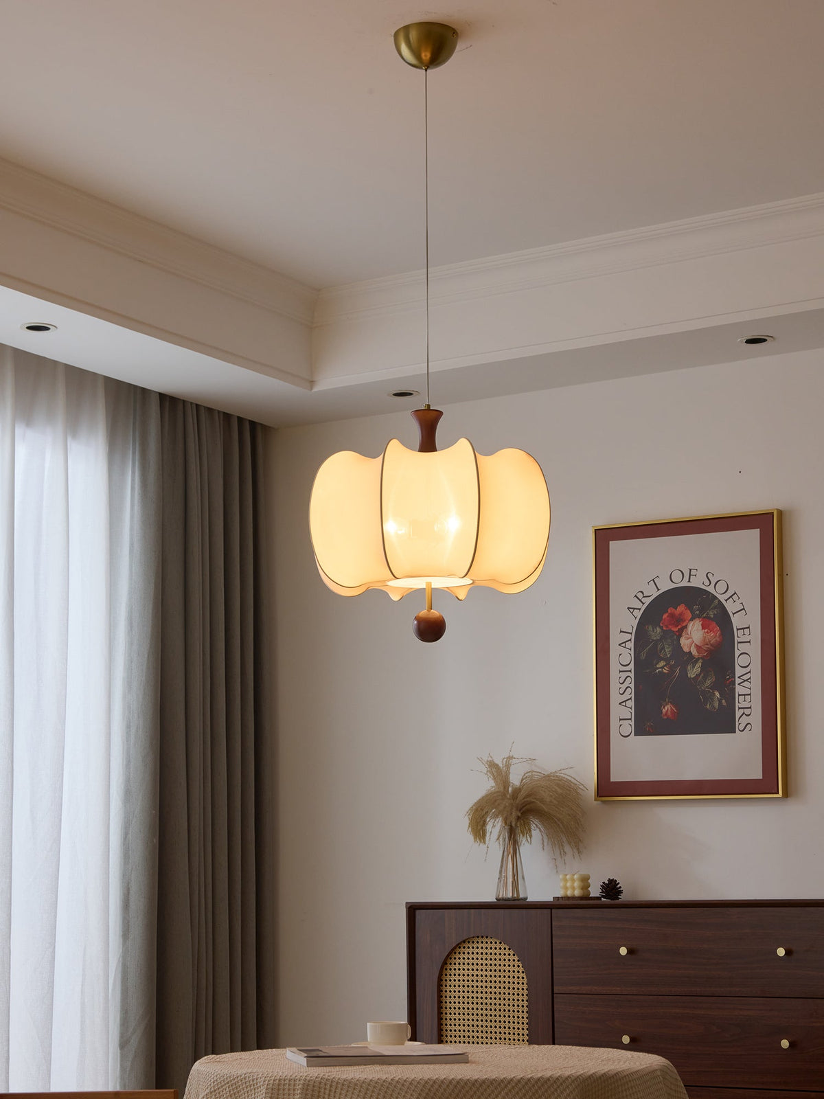 Silk Gourd Pendant Light