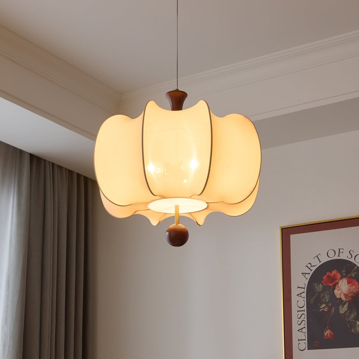 Silk Gourd Pendant Light
