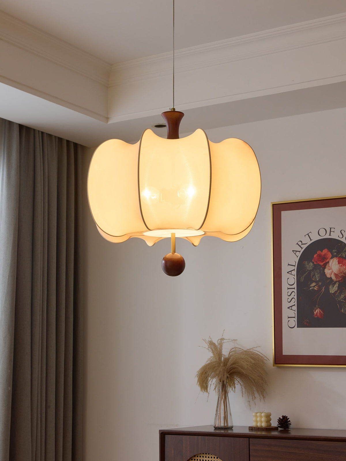 Silk Gourd Pendant Light
