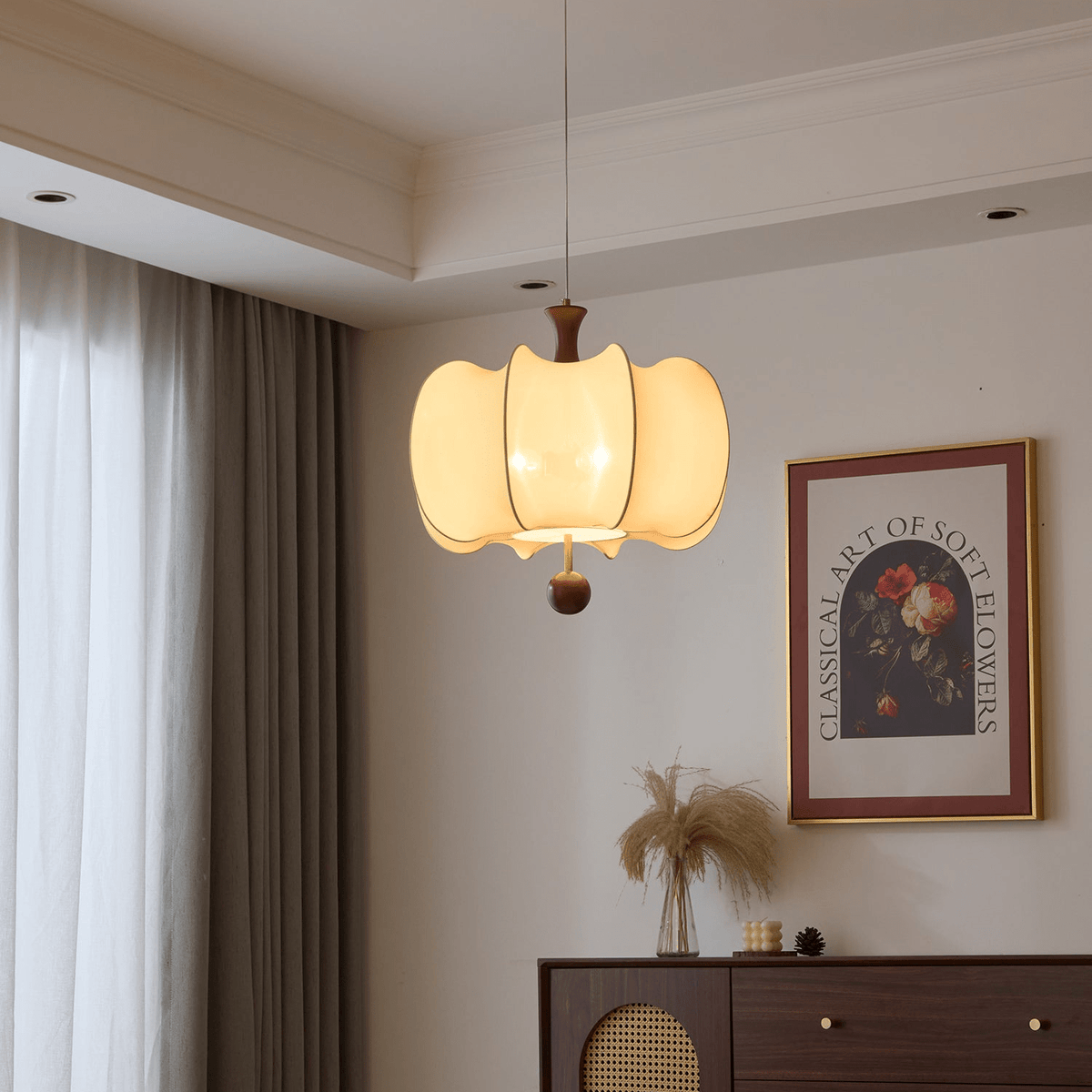 Silk Gourd Pendant Light