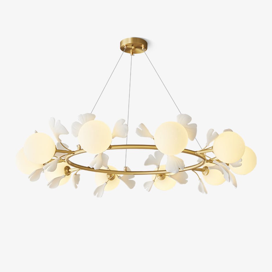 Gingko Orb Chandelier