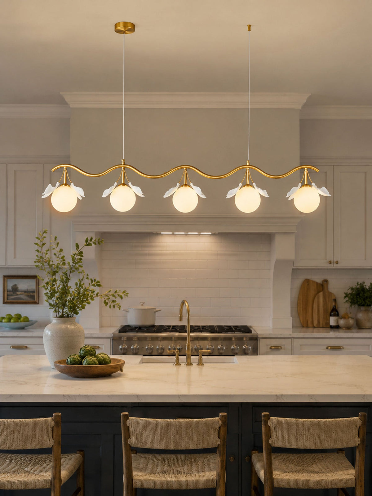 Gingko Orb Chandelier